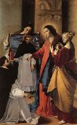 The Virgin,with St.Mary Magdalen and St.Catherine,Appears to a Dominican Monk in Seriano MAINO, Fray Juan Bautista